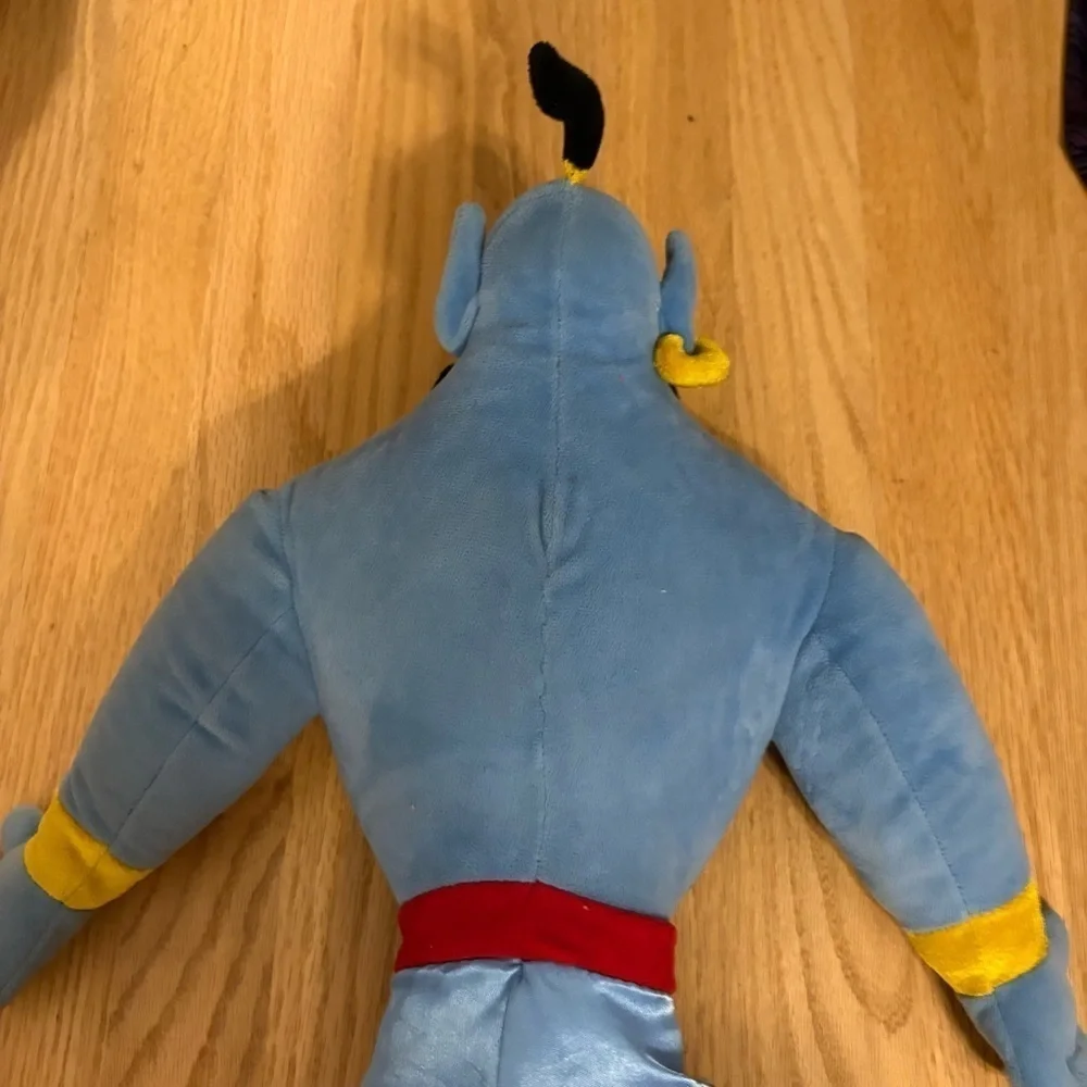 Disney Authentic Aladdin The Genie Embroidered Plush Toy Doll Large 21”